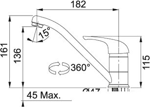 Смеситель Franke Basic - фото