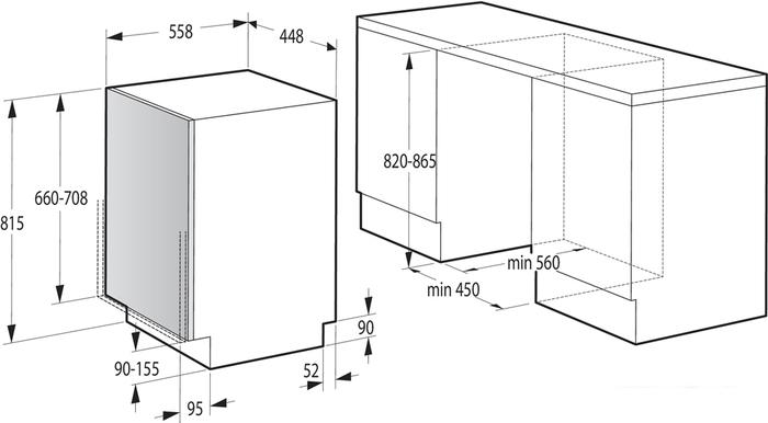 Посудомоечная машина Gorenje GV52041 - фото