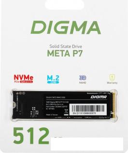 SSD Digma Meta P7 512GB DGSM4512GP73T - фото