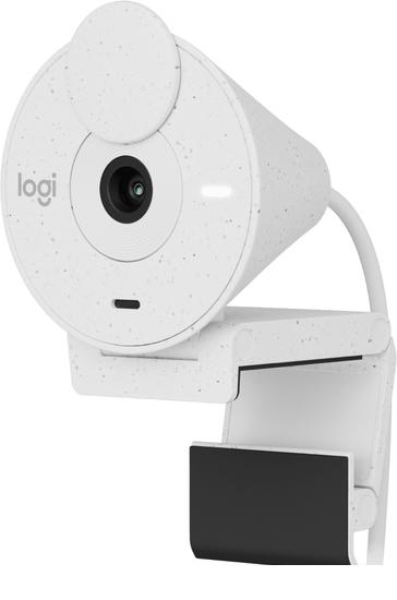Веб-камера Logitech Brio 300 (белый) - фото