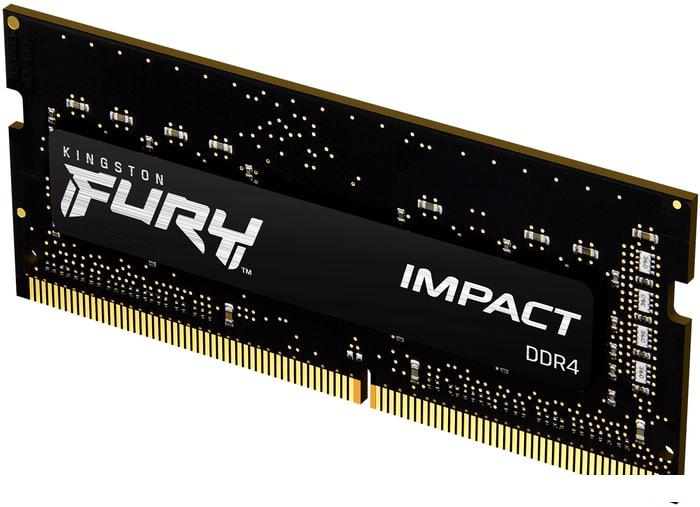 Оперативная память Kingston FURY Impact 2x16GB DDR4 SODIMM PC4-21300 KF426S16IBK2/32 - фото