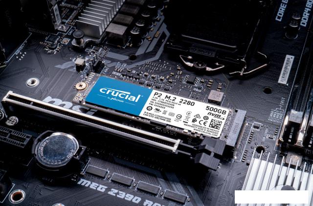 SSD Crucial P2 500GB CT500P2SSD8 - фото