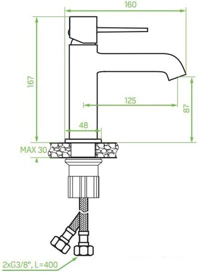 Смеситель Laveo Pola BAP 022D - фото