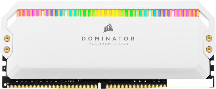 Оперативная память Corsair Dominator Platinum RGB 2x8ГБ DDR4 3600 МГц CMT16GX4M2C3600C18W - фото