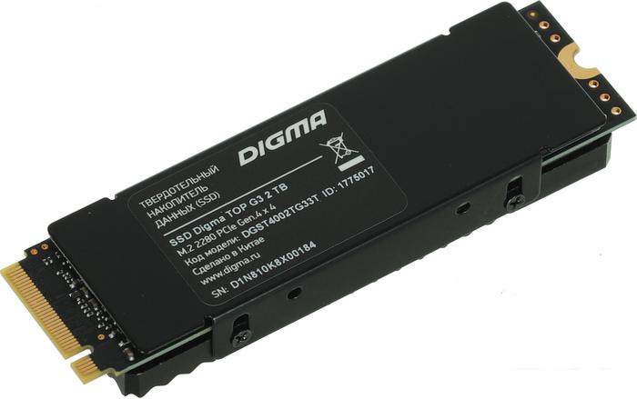 SSD Digma Top G3 2TB DGST4002TG33T - фото