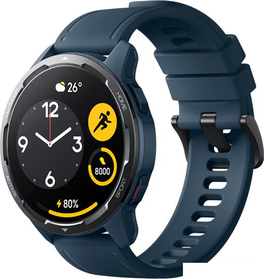 Умные часы Xiaomi Watch S1 Active (синий, международная версия) - фото