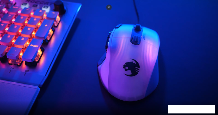 Игровая мышь Roccat Kone XP (белый) - фото