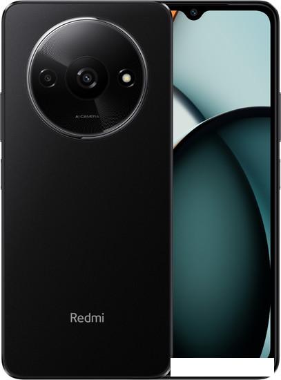 Смартфон Xiaomi Redmi A3 4GB/128GB международная версия (полуночный черный) - фото