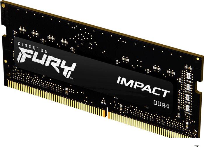 Оперативная память Kingston FURY Impact 32GB DDR4 SODIMM PC4-21300 KF426S16IB/32 - фото