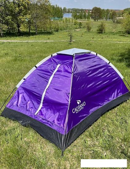 Треккинговая палатка Calviano Acamper Domepack 4 (фиолетовый) - фото