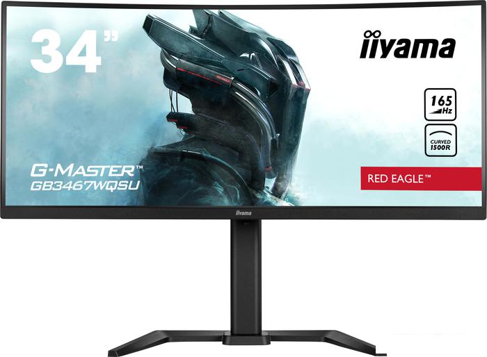 Игровой монитор Iiyama G-Master Red Eagle GB3467WQSU-B5 - фото