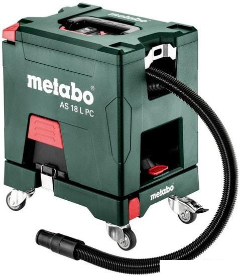 Пылесос Metabo AS 18 L PC (2 аккумулятора) - фото