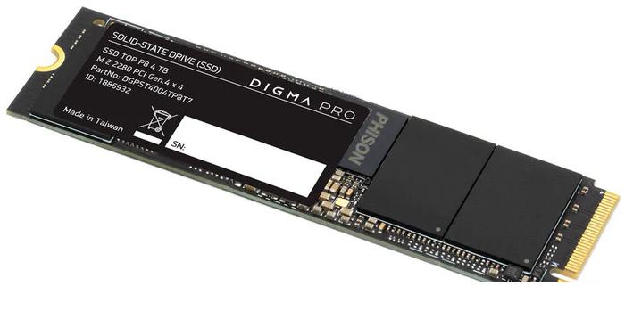 SSD Digma Pro Top P8 4TB DGPST4004TP8T7 - фото