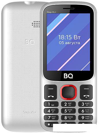 Мобильный телефон BQ-Mobile BQ-2820 Step XL+ (белый/красный) - фото