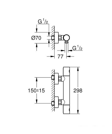 Смеситель Grohe Precision Get 34773000 - фото