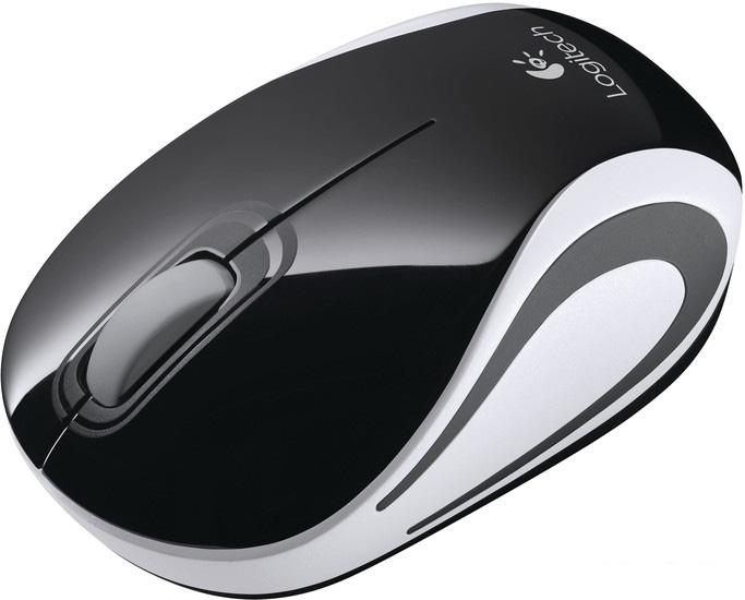 Мышь Logitech Wireless Mini Mouse M187 (черный) [910-002736] - фото