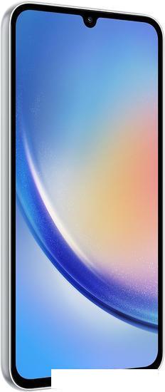 Смартфон Samsung Galaxy A34 5G SM-A346E/DSN 8GB/128GB (серебристый) - фото