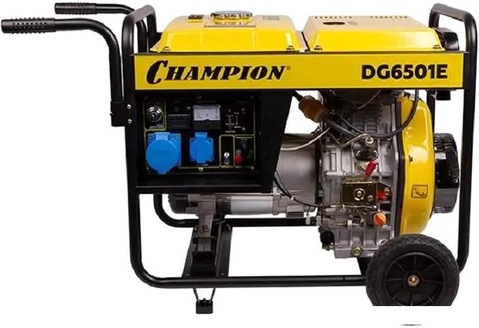 Дизельный генератор Champion DG6501E - фото