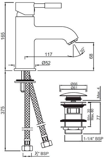 Смеситель Jaquar Solo SOL-CHR-6001BCLW - фото