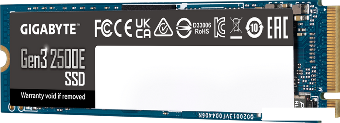 SSD Gigabyte Gen3 2500E 2TB G325E2TB - фото