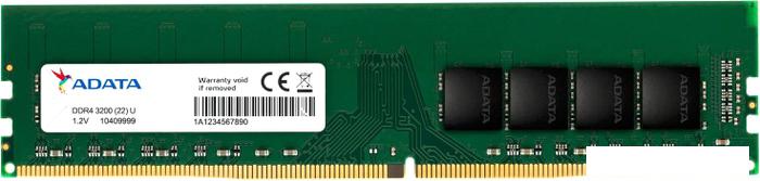 Оперативная память A-Data Premier 8GB DDR4 PC4-25600 AD4U32008G22-BGN - фото