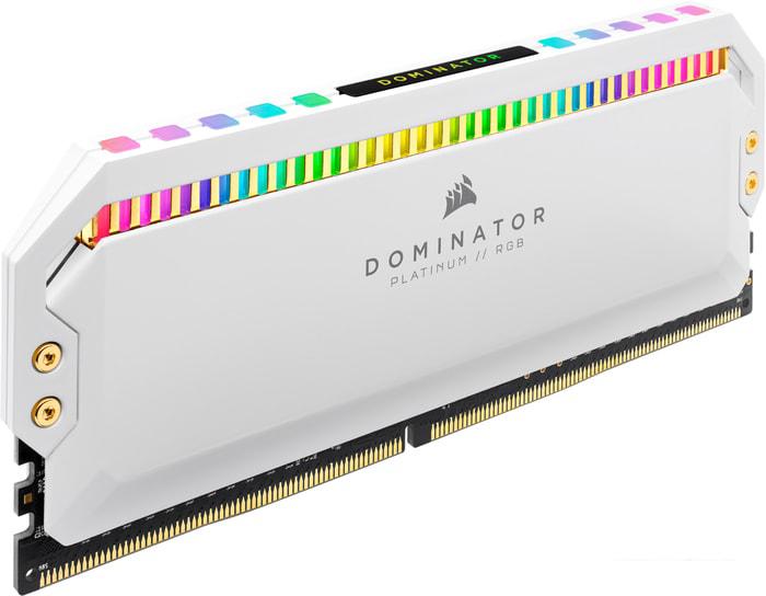 Оперативная память Corsair Dominator Platinum RGB 2x8ГБ DDR4 3600 МГц CMT16GX4M2C3600C18W - фото