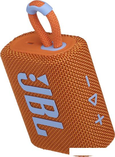 Беспроводная колонка JBL Go 3 (оранжевый) - фото