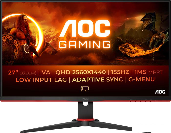 Игровой монитор AOC Q27G2E/BK - фото