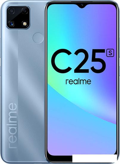 Смартфон Realme C25s RMX3195 4GB/64GB международная версия (синий) - фото