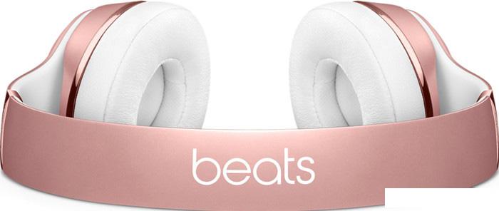 Наушники с микрофоном Beats Solo3 Wireless (розовое золото) [MNET2] - фото