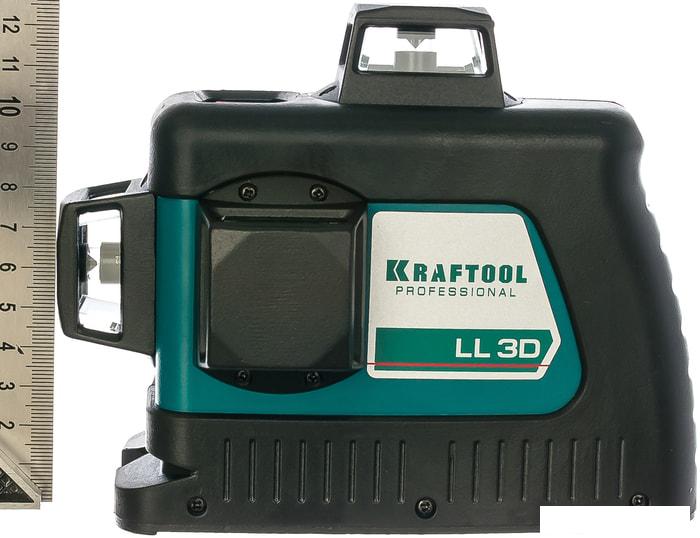 Лазерный нивелир KRAFTOOL LL-3D-2 34640-2 (с держателем) - фото