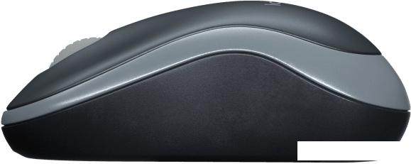 Мышь Logitech M186 (черный/серый) - фото