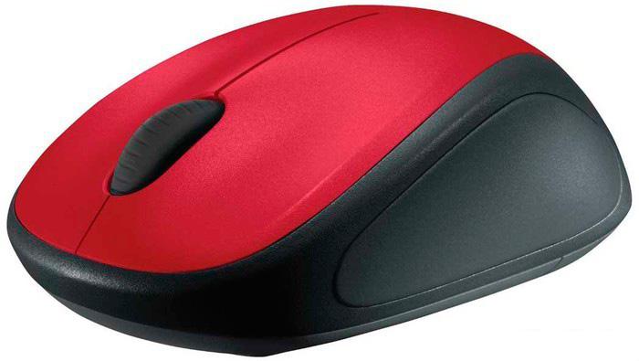 Мышь Logitech M235 Wireless Mouse (красный) [910-002496] - фото