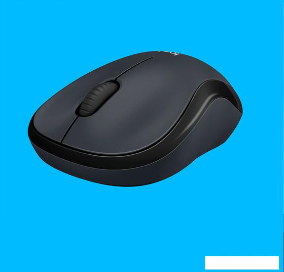 Мышь Logitech M220 Silent 910-004895 (темно-серый) - фото