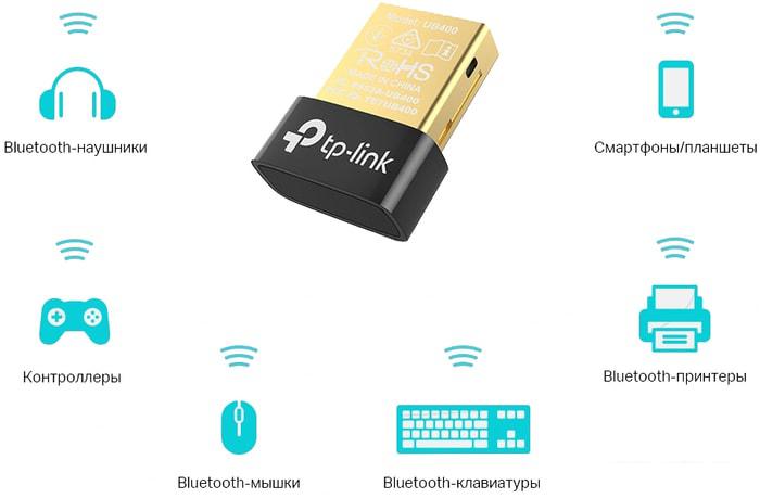 Bluetooth адаптер TP-Link UB400 - фото