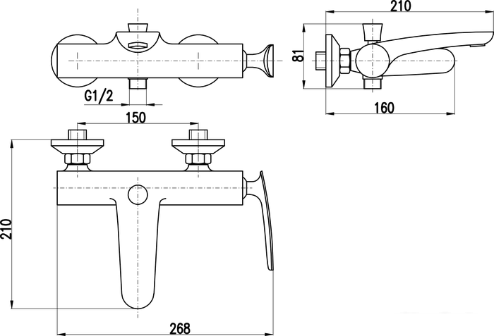 Смеситель Slezak RAV Тигрис TG154.5CMATC - фото