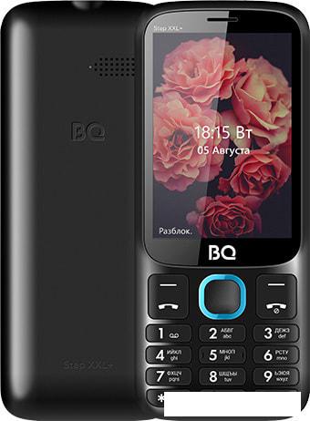 Мобильный телефон BQ-Mobile BQ-3590 Step XXL+ (черный/голубой) - фото