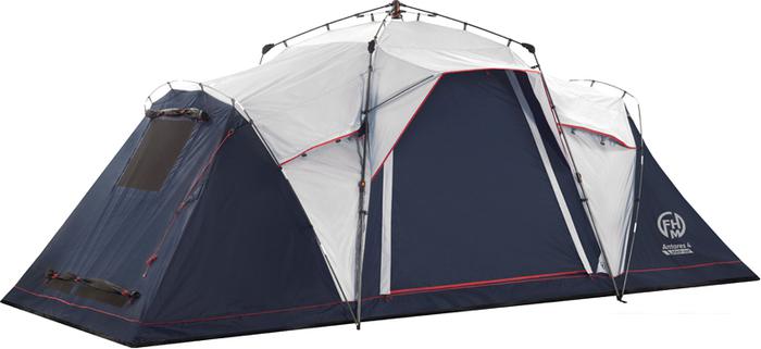 Кемпинговая палатка FHM Antares 4 (серый/синий) - фото