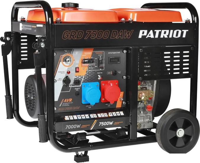 Дизельный генератор Patriot GRD 7500DAW - фото