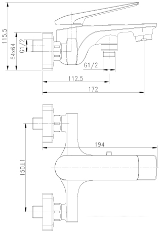 Смеситель Lemark Allegro LM5914CW - фото