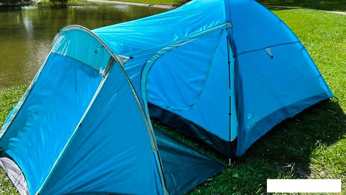 Треккинговая палатка Calviano Acamper Monsun 3 (бирюзовый) - фото