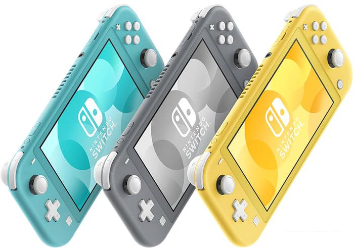 Игровая приставка Nintendo Switch Lite (желтый) - фото