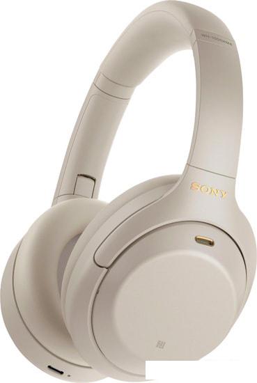 Наушники Sony WH-1000XM4 (бежевый) - фото