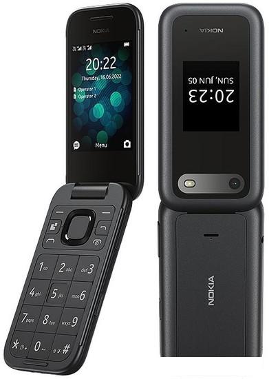 Кнопочный телефон Nokia 2660 (2022) TA-1469 Dual SIM (черный) - фото