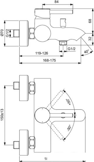 Смеситель Ideal Standard Ceraline BC199AA - фото