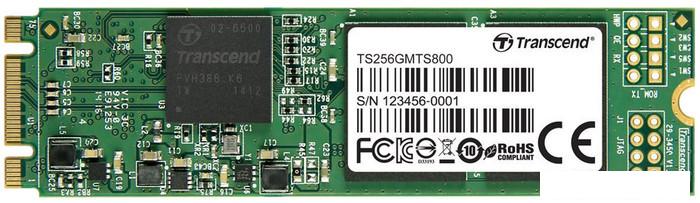 SSD Transcend MTS800 256GB TS256GMTS800S - фото