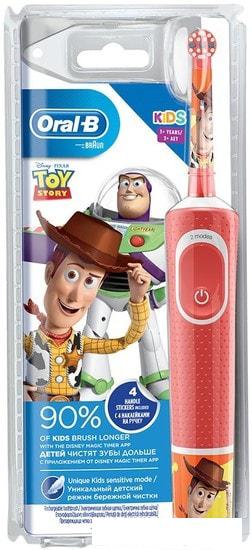 Электрическая зубная щетка Braun Oral-B Kids Toy Story D100.413.2K - фото