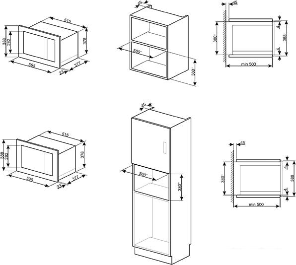 Микроволновая печь Smeg FMI325X - фото