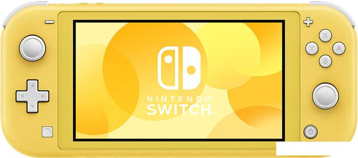 Игровая приставка Nintendo Switch Lite (желтый) - фото