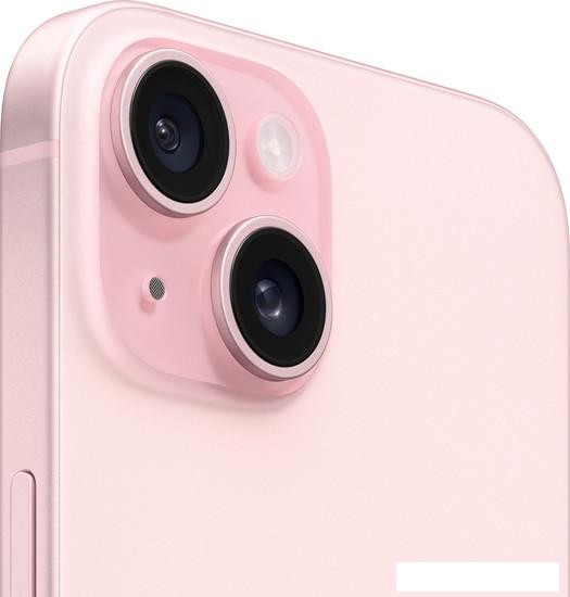 Смартфон Apple iPhone 15 128GB (розовый) - фото